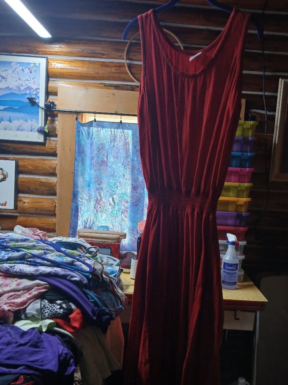 Red Sleeveless Dress
